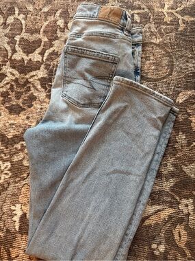 American Eagle Outfitters Light Blue Straight Jeans